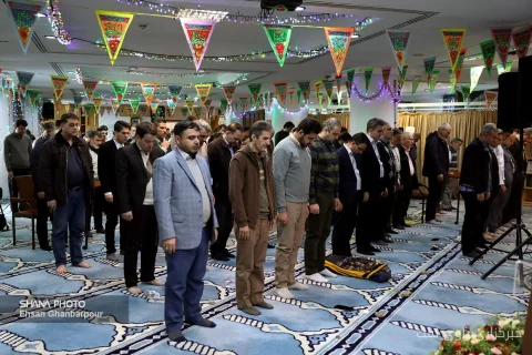 تقدير ستاد اقامة الصلاة من شركة الغاز الوطنية الإيرانية