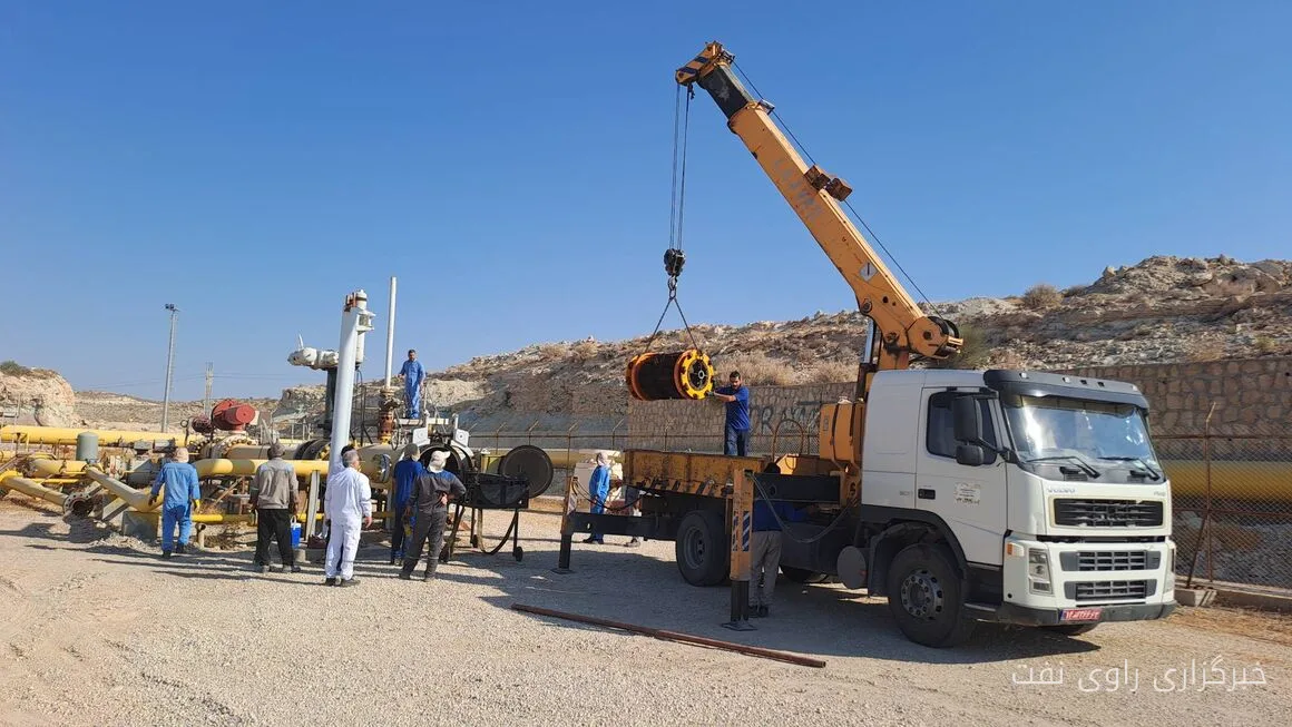 عملیات آمادهسازی خطوط لوله انتقال گاز میدان تابناک با موفقیت انجام شد