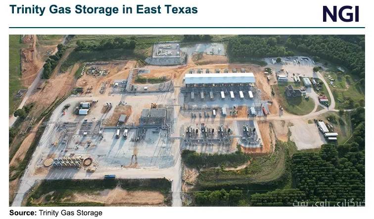 توسعه ظرفیت ذخیرهسازی گاز طبیعی در تگزاس توسط Trinity Gas Storage