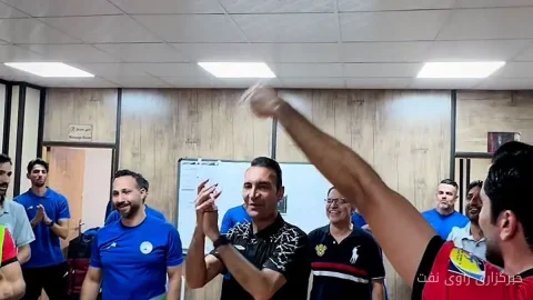 50th Birthday of Reza Enayati Celebrated with a Surprise from the Oil Refining Team of Bandar Abbas