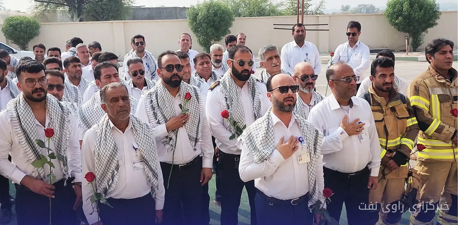 کارکنان پتروشیمی پردیس در جوار شهدا با آرمانهای ایثار تجدید عهد کردند