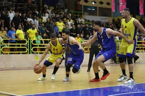 Victory of the Oil Refining Basketball Team of Abadan in the Premier League