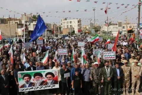 رزمایش «جان‌فدایان ایران» در قصرشیرین برگزار شد