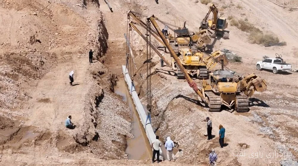 زيادة إمدادات ان جي ال 3100 من خلال تركيب خط أنابيب جديد في حقل دانان