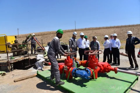 The control equipment for the gas wells of Khanguiran and Tos has been localized