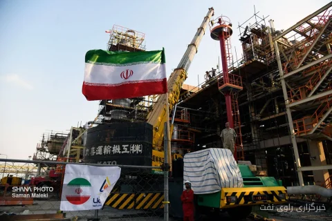 فرشاد مقیمی عملیات ردیف آسیب‌دیده فاز ۱۴ پارس جنوبی را آغاز کرد