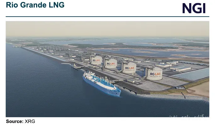 NextDecade به مرحله کلیدی در تولید گاز طبیعی در ترمینال Rio Grande LNG نزدیک می‌شود