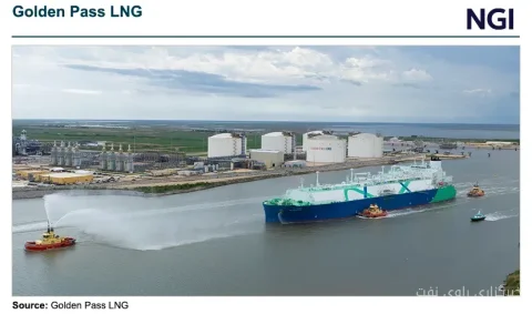 Golden Pass LNG تا سال 2027 دو واحد liquefaction را به بهره‌برداری می‌رساند