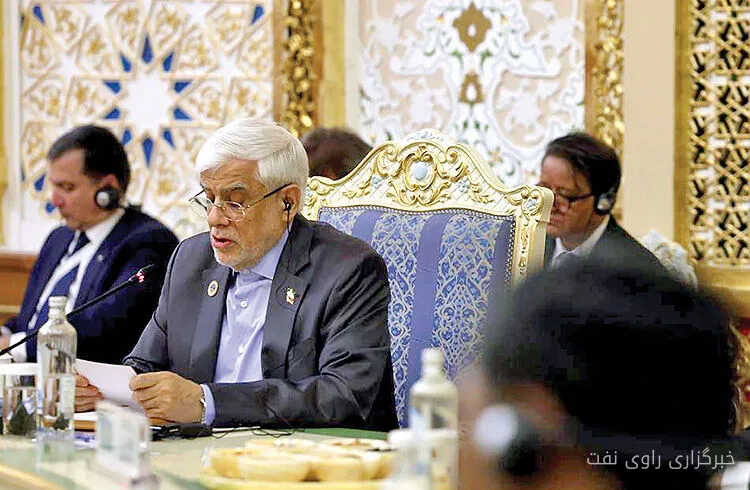 محمدرضا عارف نقشه راه اقتصادی ایران را در شانگهای تشریح کرد